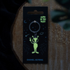 Glow in the Dark Fun Alien Keyring