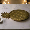 Antique Brass Pineapple Decorative Serving Tray