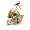 Gold Skull Tidy Desk Organiser