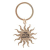 You Are My Sunshine Gold Sun Keyring