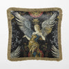 Luxury Angelic Divine Femme Baroque Fringed Velvet Cushion 18 x 18"
