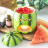Watermelon Ceramic Lidded Oil Burner and Wax Warmer