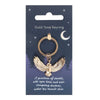 Mystical Gold Tone Owl Keyring For Protection