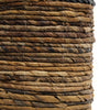 Java Banana Leaf Handwoven Baskets/Vases - Natural/Black