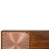 Copper Ray of Light Mango Wood Sideboard