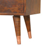 Copper Ray of Light Mango Wood Sideboard