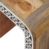 Edessa Bone Inlay Mango Wood End Table