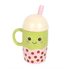 Kawaii Bubble Tea Colourful Lidded Ceramic Mug