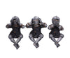 3 Wise Armoured Knights Resin Figurines (Shelf Sitters) 11cm
