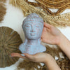 Tranquility Turquoise or Blue Copper Concrete Buddha Heads