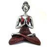 Large Hand-Crafted Meditating Yoga Woman Statues 27cm