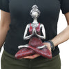 Large Hand-Crafted Meditating Yoga Woman Statues 27cm