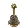 Ornate Traditional Brass Tibetan Tingsha Bells in 4 Sizes