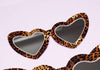 Leopard Print Retro Sunglasses Mirrors - 2 Sizes