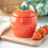 Strawberry Shaped Candle Pot with Lid