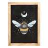 Lunar Bee Framed Wall Print