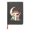 Forest Mushrooms A5 Black Notebook