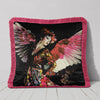 Luxury Fringed Velvet Fallen Angel Divine Femme Cushion 18"