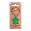 Moving Forward Green Turtle Keyring