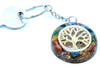 Orgonite Chakra Tree of Life Power Gemstone Keyring