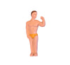 Body Builder Hunks Mini Plant Pot Figurines