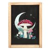 Mystical Forest Mushrooms Framed Wall Print