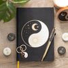 Yin Yang Journal with Black & Gold Obsidian Pen
