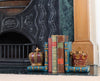 Vintage Style Crowns & Books Bookends