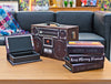 Retro Ghetto Blaster & Cassette Tape Storage Boxes