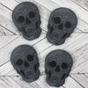 Set Of 4 Grey Skull Coasters