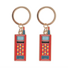 Always in Range - Set of 2 Friendship Retro Walkie Talkie Keyrings