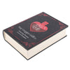 Red & Black Love Spells Book Shape Storage Box