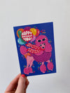 Happy Birthday You Fancy Bitch Birthday Card - Poodle Card