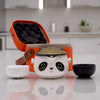 Kung Fu Panda Infuser Teapot Set With Two Cups & Orange Travel Case