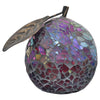 Purple / Red Mosaic Glass Orange Ornament