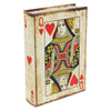 Queen of Hearts Playing Card Storage Book Box