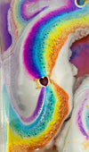 Large Rainbow I Love U bath bomb