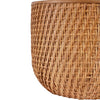 Rattan Dusky Gold Ice Bucket with Lid