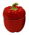 Bell Pepper Shape Scented Candle Pot with Lid 11 cm