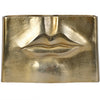 Large Gold Lip Imprint Decorative Vase