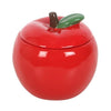 Red Apple Shaped Scented Candle Jar with Lid