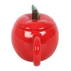 Red Apple Shaped Lidded Mug