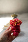 Skull Soy Wax Candles - Red, Ivory or Grey