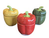 Bell Pepper Shape Scented Candle Pot with Lid 11 cm