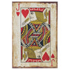 Jack Of Hearts Vintage Playing Card Storage Book Box