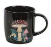 Mushrooms Fungi Black Mug