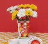 Classic Retro Cinema Popcorn Bucket Flower Vase
