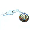 Orgonite Chakra Tree of Life Power Gemstone Keyring