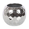 Retro Silver Disco Ball Planter/Vase