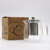 Large Glass Infuser Teapots with Stainless Steel - Round or Tower